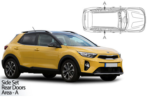 Car Shades Kia Stonic 5dr 17> Rear Door Set