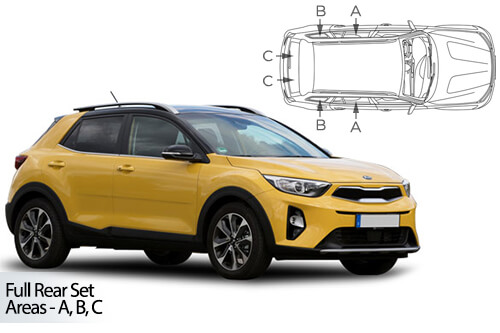 Car Shades Kia Stonic 5dr 17> Full Rear Set