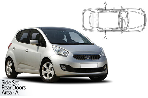 Car Shades Kia Venga 5dr 10>19 Rear Door Set