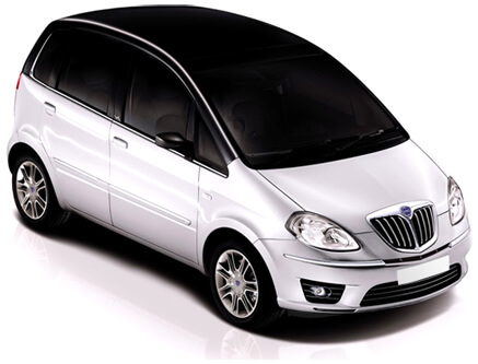 Car Shades Lancia Musa 5 door 07-12 Full Rear Set