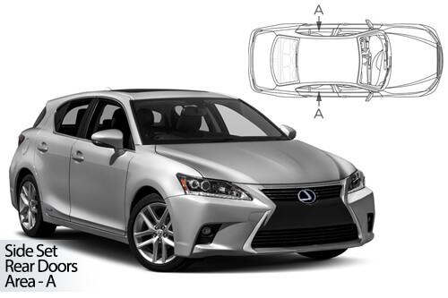Car Shades Lexus CT200H	5 door 11> Rear Door Set