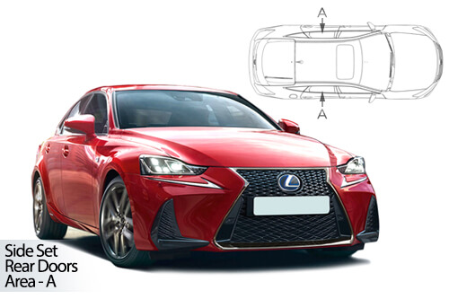 Car Shades Lexus IS 4 door 12> Rear Door Set
