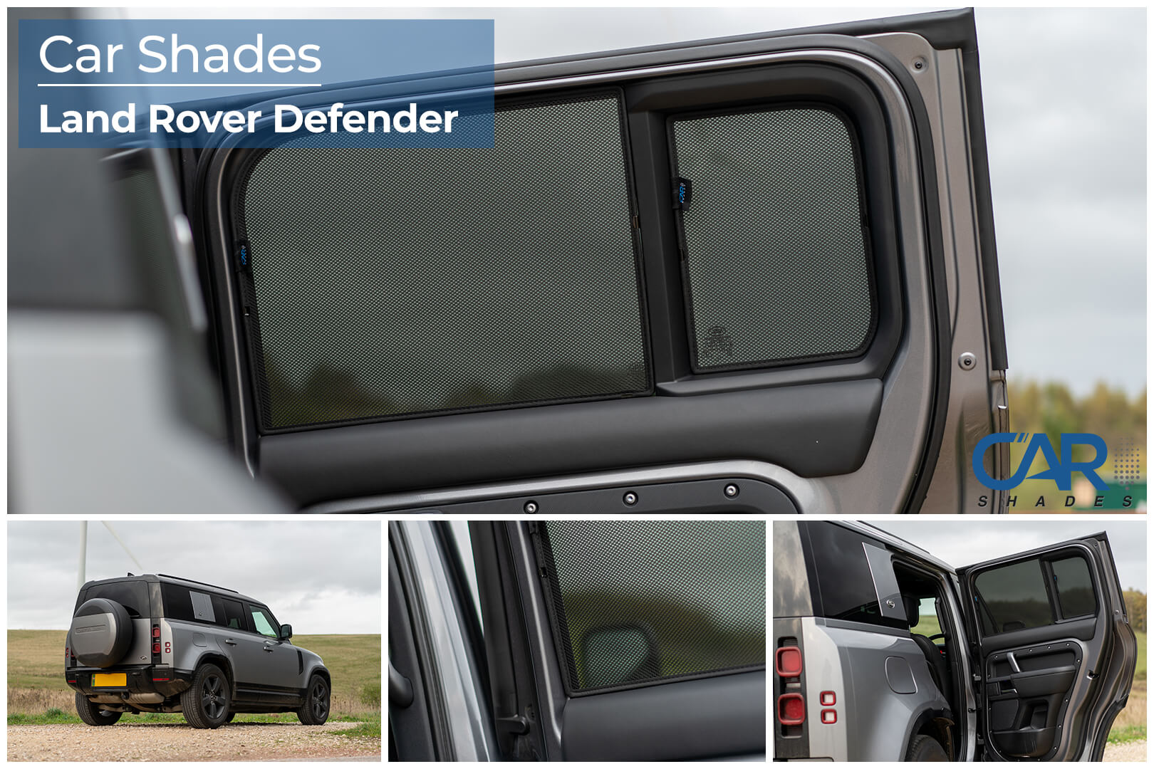 Car Shades - Rear Door Set