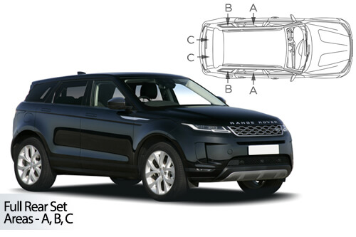Car Shades Land Rover Range Rover Evoque 5dr 2018> Full Rear Set