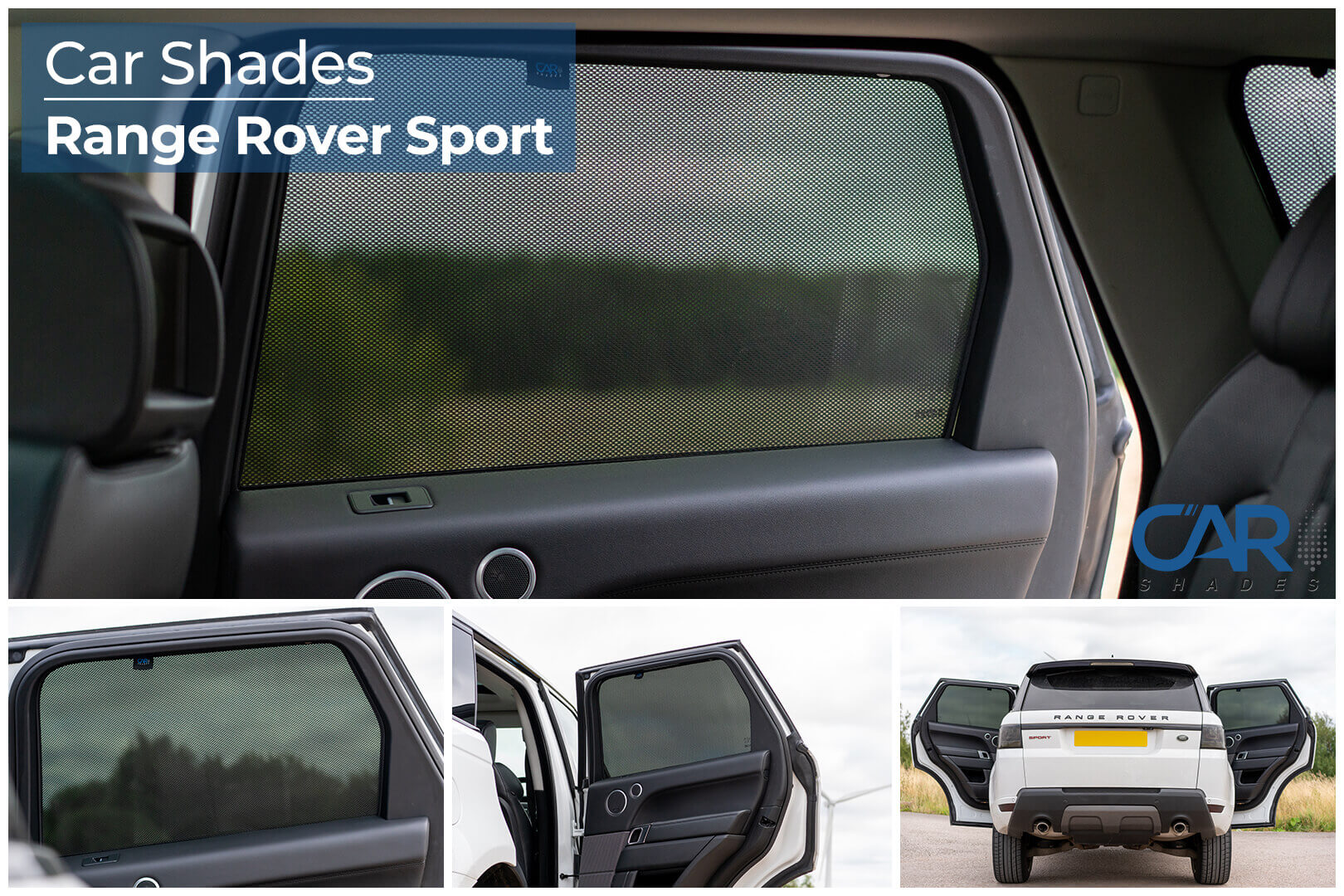 Car Shades - Rear Door Set