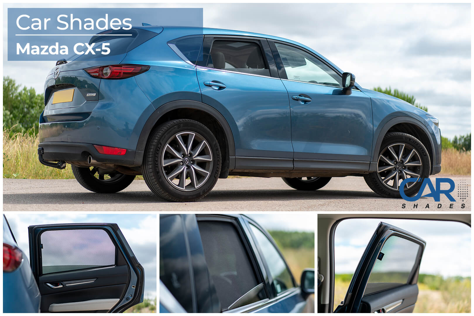 Car Shades - Rear Door Set