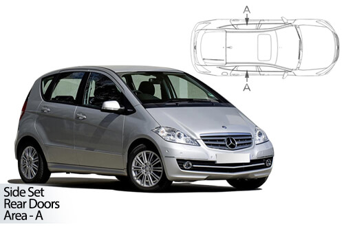 Car Shades -  Mercedes A Class 5dr 05-12 W169 - Rear Door Set