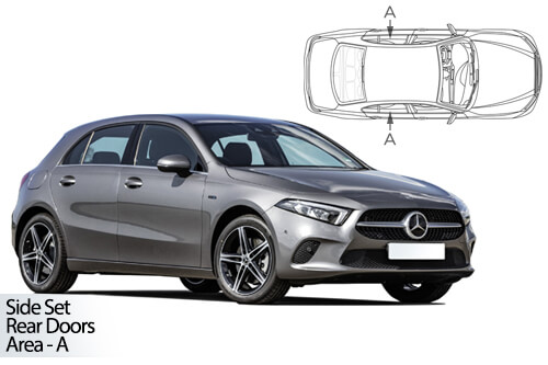 Car Shades Mercedes A-Class 5dr 2019> W177 Rear Door Set