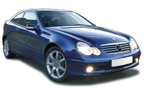 UV Car Shades (Set of 4) Mercedes C Class 3dr 01-07 CL203