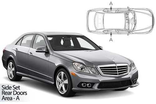 Car Shades Mercedes E-Class 4dr 09-16 W212 Rear Door Set