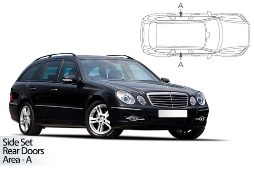 Car Shades Mercedes E Class Estate 02-09 S211 Rear Door Set