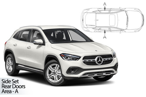Car Shades - Mercedes GLA (H247) 2020> Rear Door Set