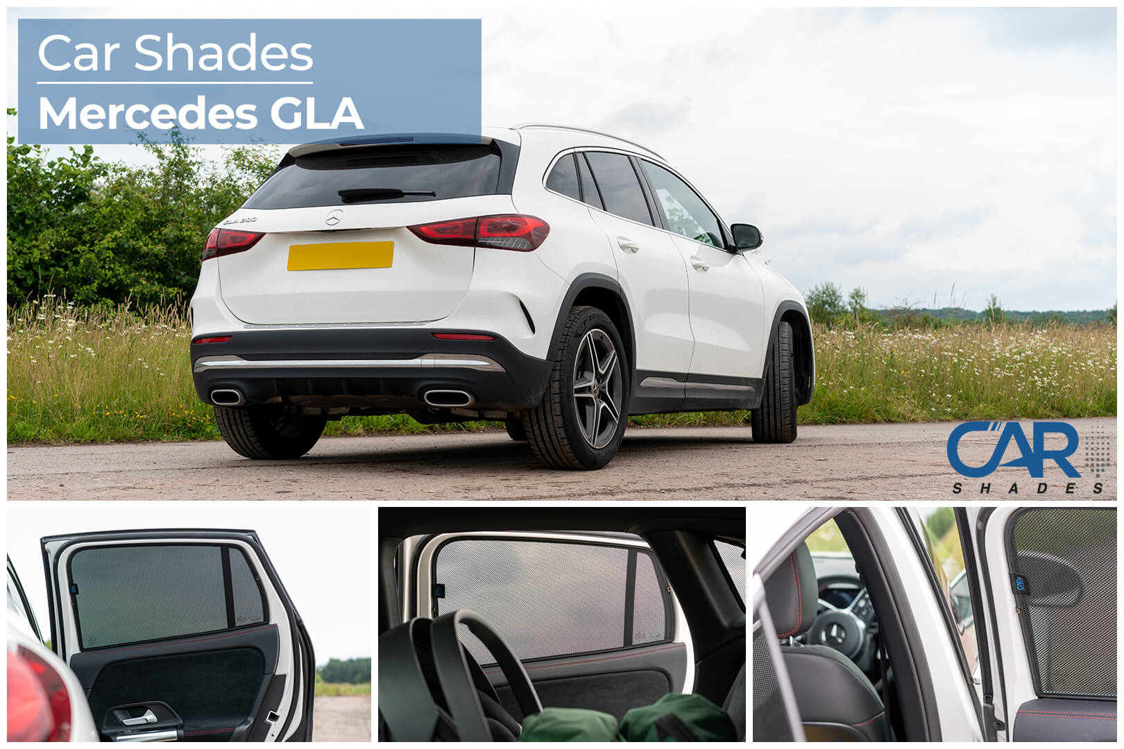 Car Shades - Rear Door Set