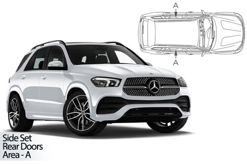 Car Shades - Mercedes GLE (W167) 2019> Rear Door Set