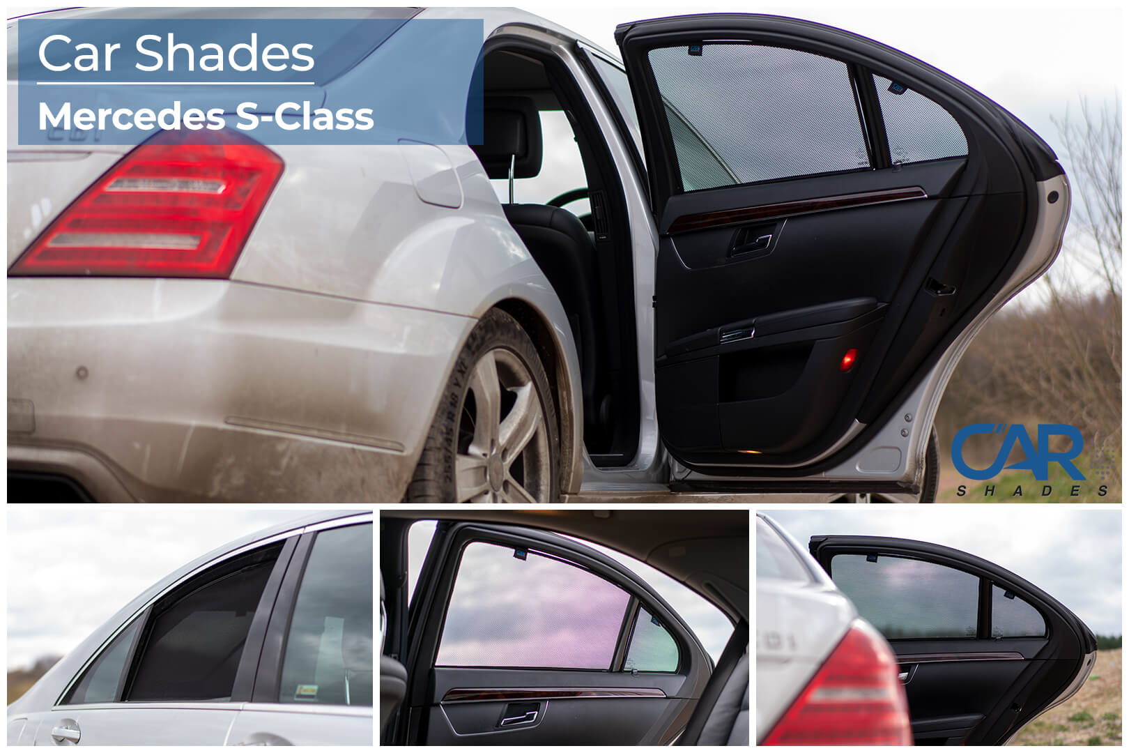 Car Shades - Rear Door Set