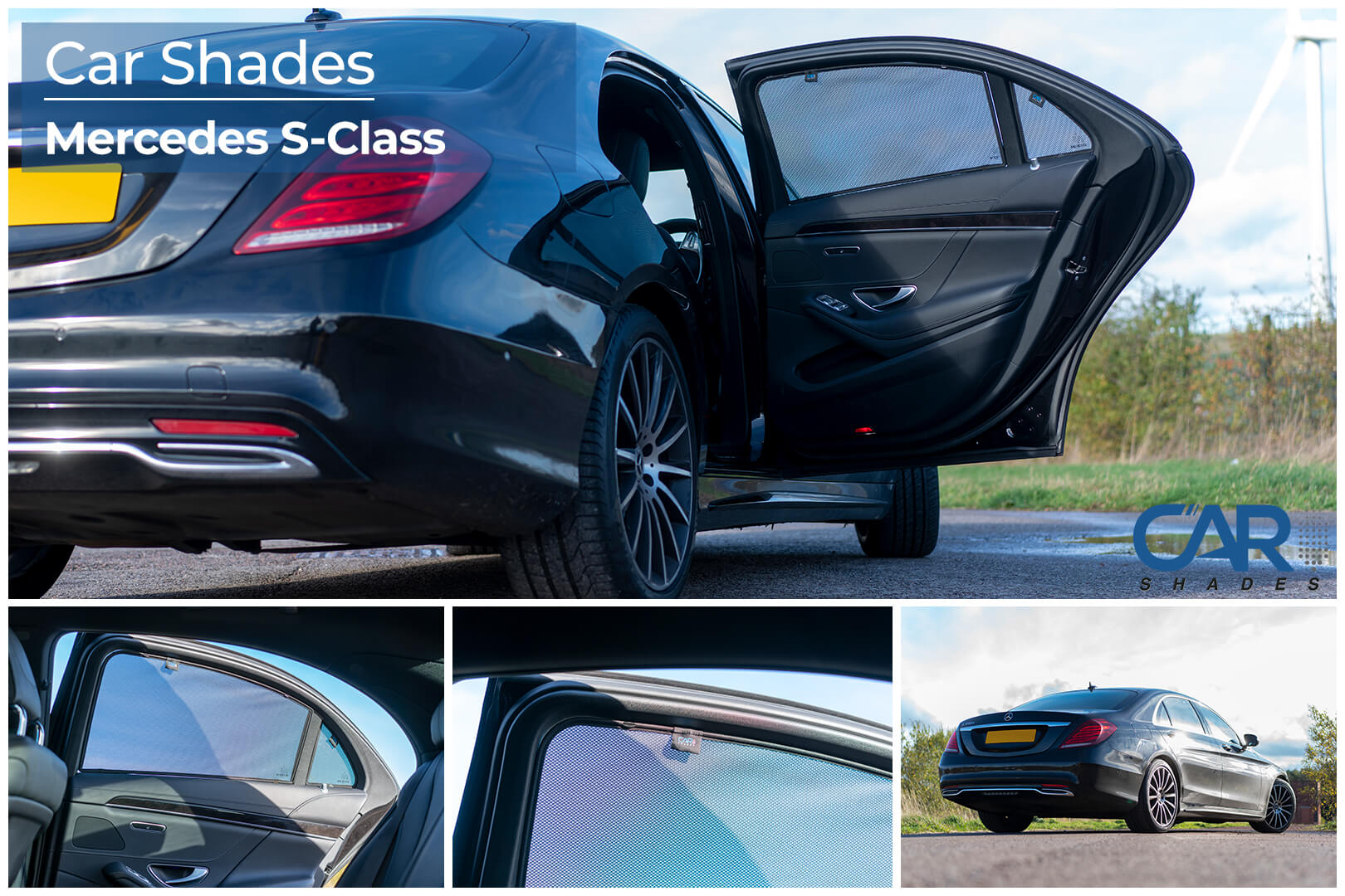 Car Shades - Rear Door Set