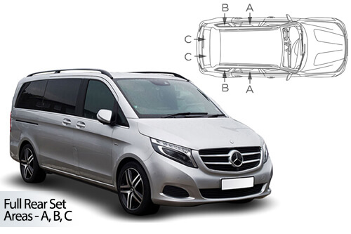 Car Shades Mercedes-Benz	Vito SWB 5 door 14> Full Rear Set