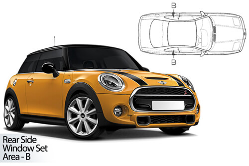 Car Shades Mini Hatch 3 door 14> Rear Door Set