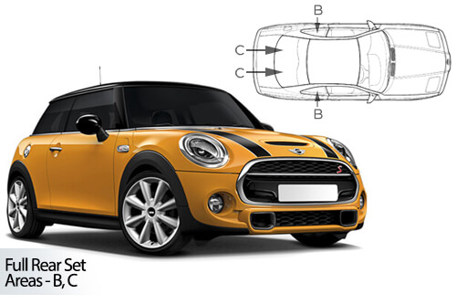Car Shades Mini	Hatch 3 door 14> Full Rear Set