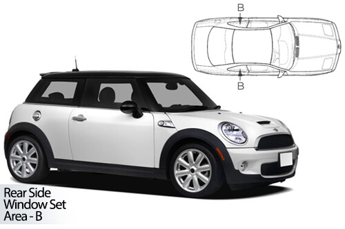 Car Shades Mini 3 door 07-14 Rear Door Set
