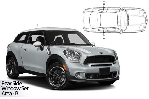 Car Shades - Mini Paceman R61 3dr 2012-16 - Rear Door Set
