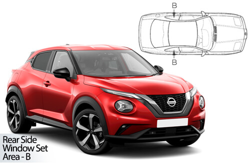 Car Shades - Nissan Juke 5 door 19> Rear Door Set