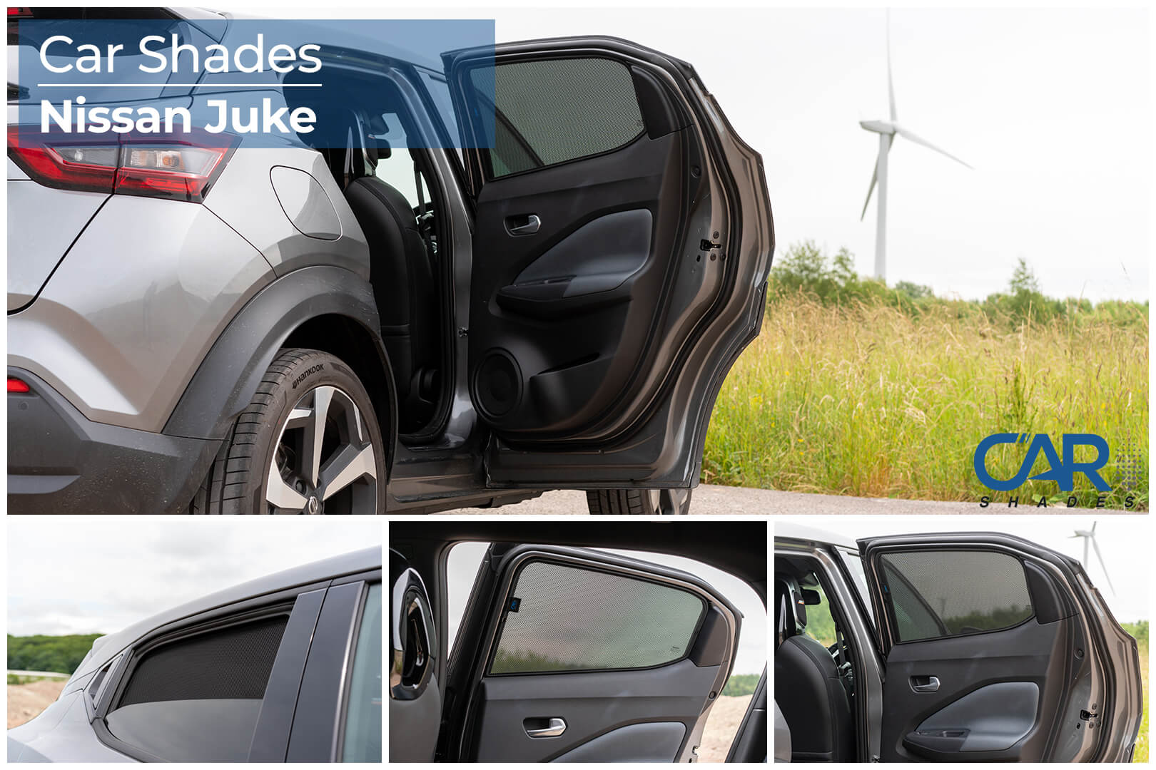 Car Shades - Rear Door Set