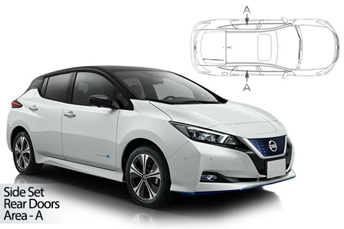 Car Shades Nissan Leaf 5dr 2018> Rear Door Set
