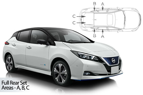Car Shades Nissan Leaf 5 door 18> Full Rear Set