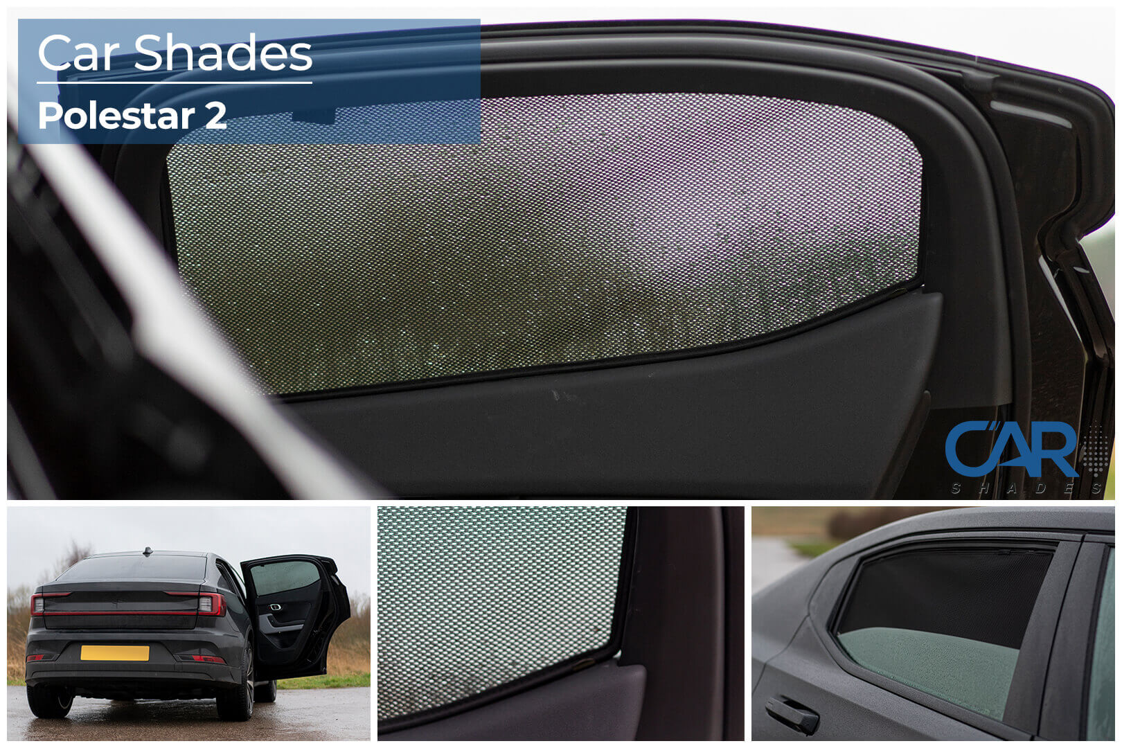 Car Shades - Rear Door Set