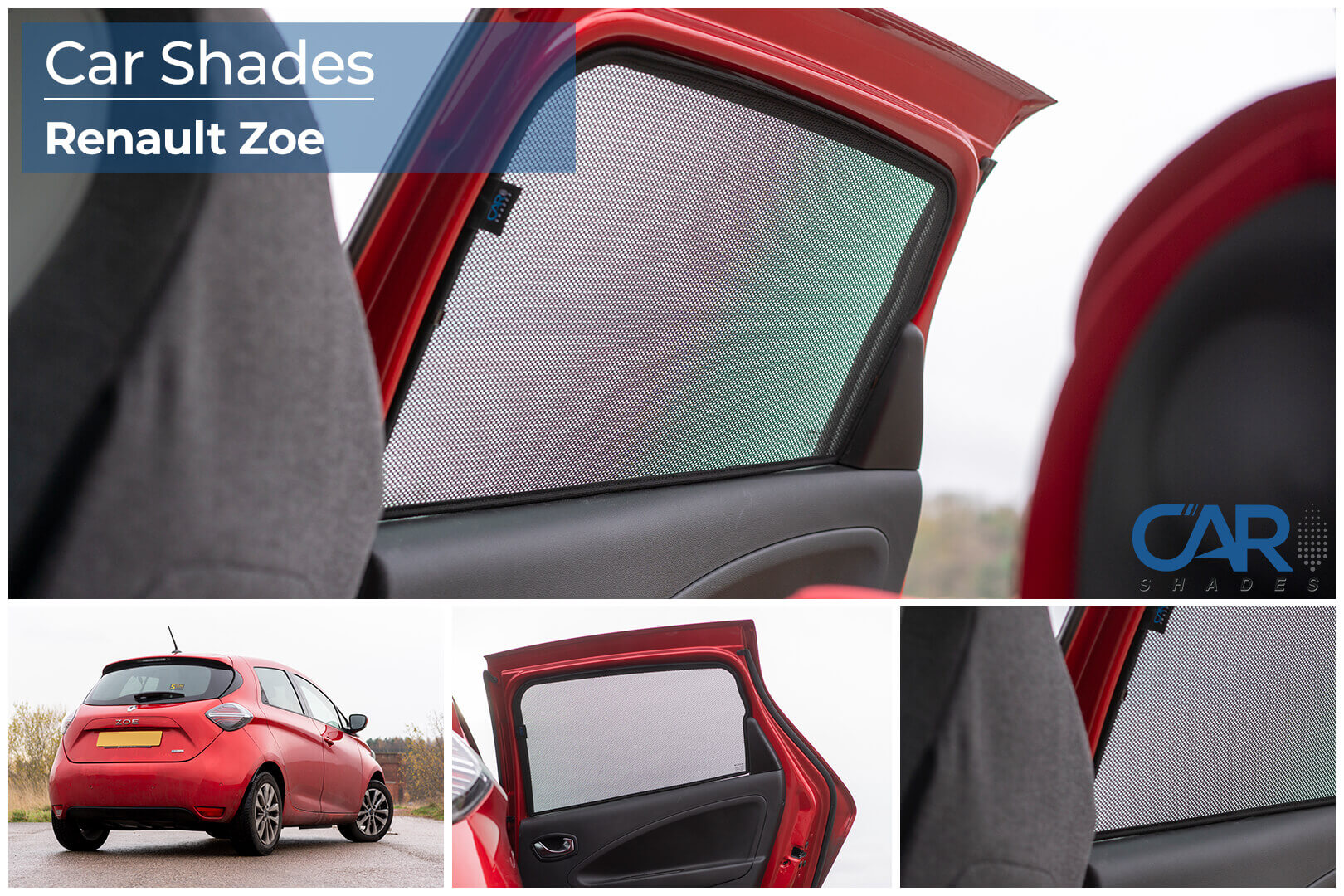 Car Shades - Rear Door Set