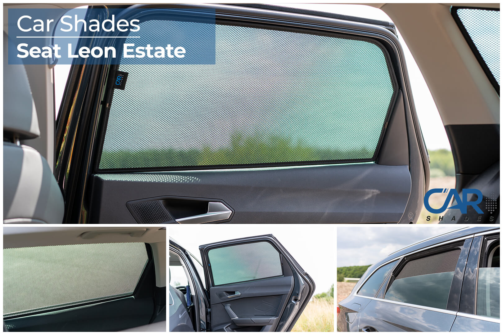 Car Shades - Rear Door Set