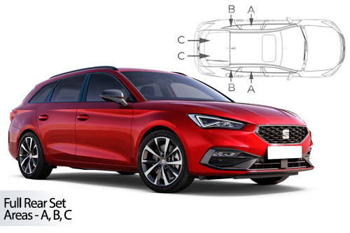 Car Shades - Seat Leon Estate 2020> Full Rear Set