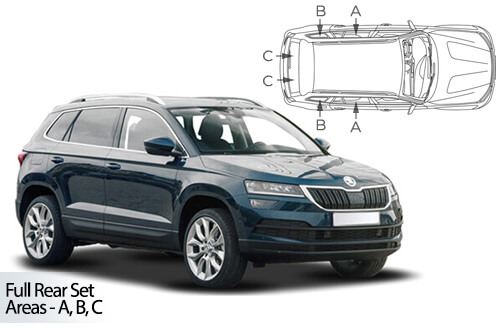 Car Shades Skoda Karoq 5 door	17> Full Rear Set