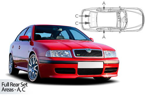 Car Shades Skoda Octavia	5 door 97-04 Full Rear Set