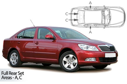 Car Shades Skoda Octavia 5 door 04-13 Full Rear Set