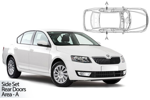 UV Privacy Car Shades - Skoda Octavia 5dr 13>17 Rear Door Set