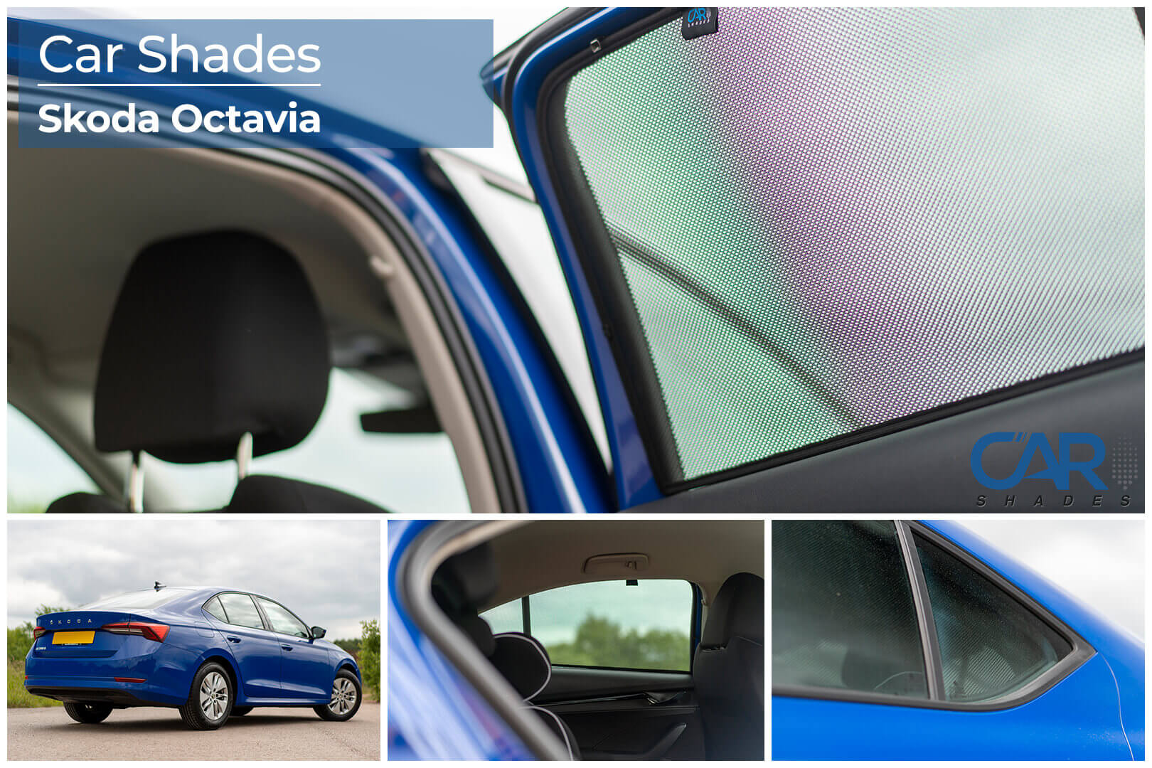 Car Shades - Rear Door Set
