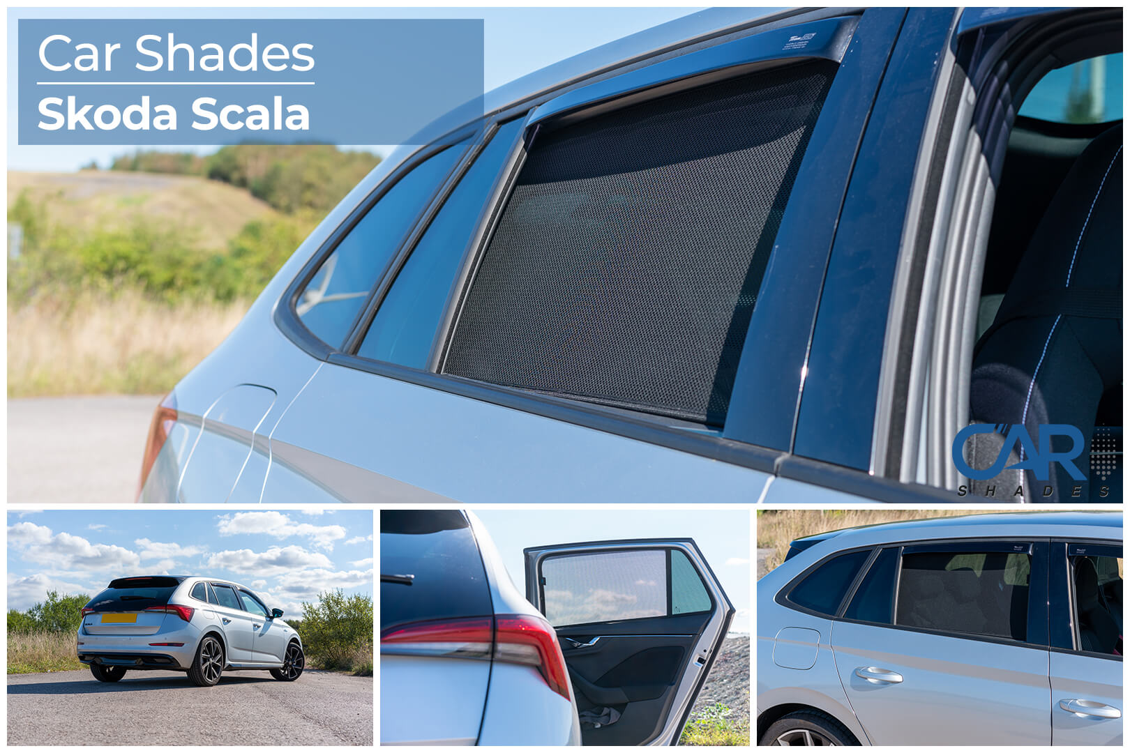 Car Shades - Rear Door Set