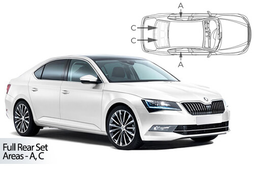 Car Shades Skoda Superb B8 5 door 15> Full Rear Set