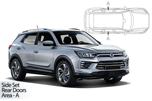 Car Shades - Ssangyong Korando 5dr 2020> Rear Door Set