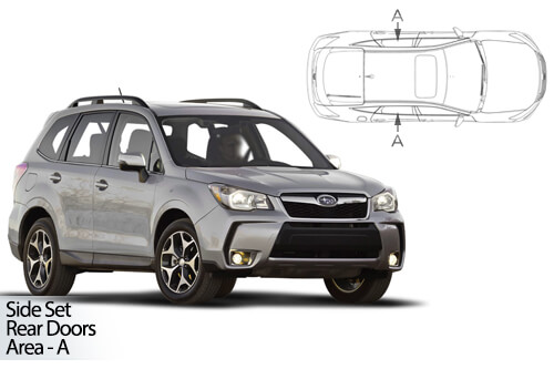 Car Shades Subaru Forester 2013>18 Rear Door Set