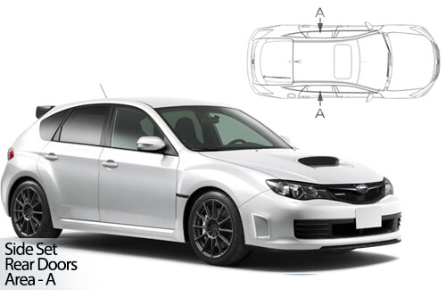 Car Shades Subaru Impreza 5dr 08-14 Rear Door Set