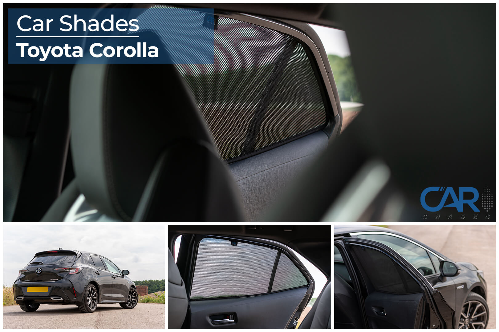 Car Shades - Rear Door Set