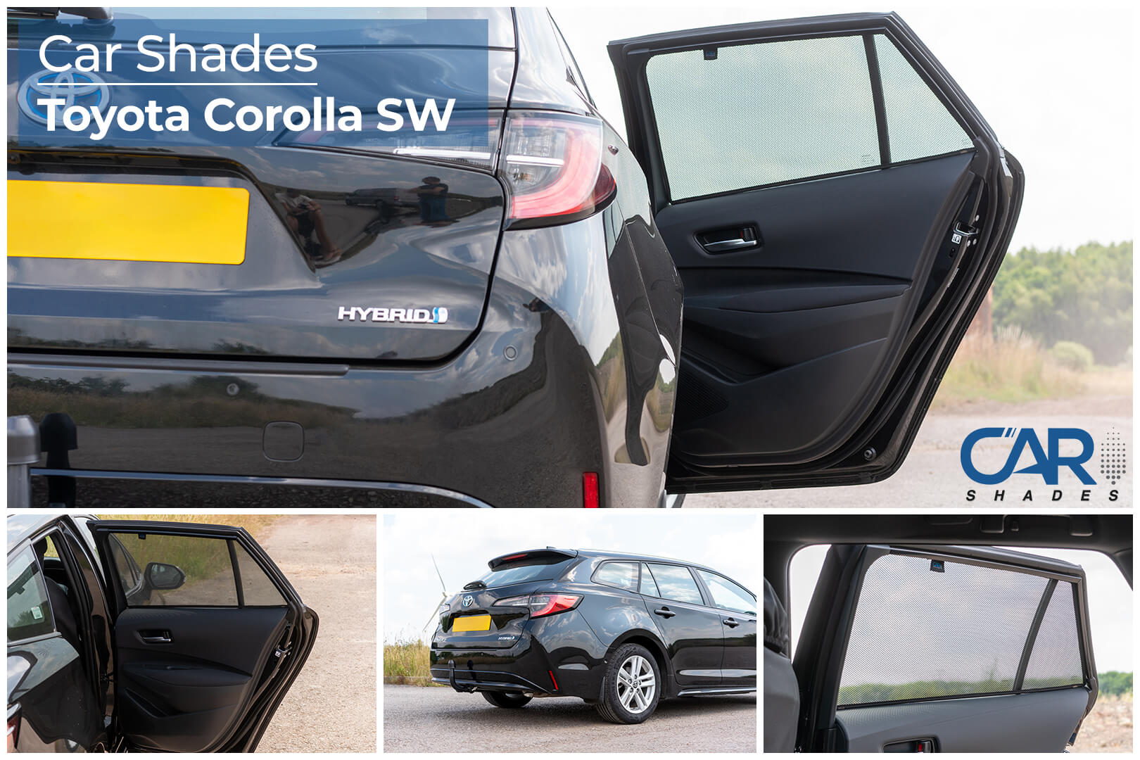 Car Shades - Rear Door Set