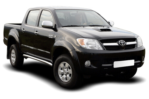 Car Shades Toyota Hilux Double Cab N70 4Dr 05-11 Full Rear Set