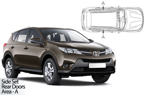 Car Shades Toyota Rav 4 5dr 12-18 Rear Door Set