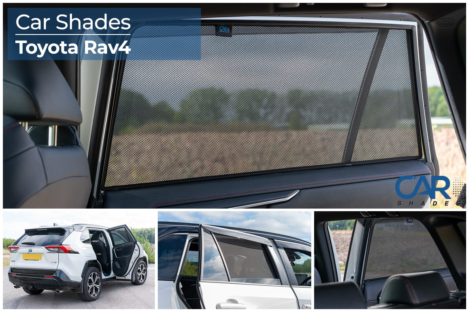 Car Shades - Rear Door Set