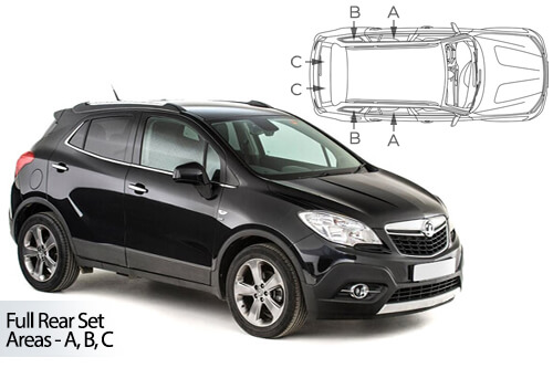 Car Shades Vauxhall Mokka 5 door 12>20 Full Rear Set