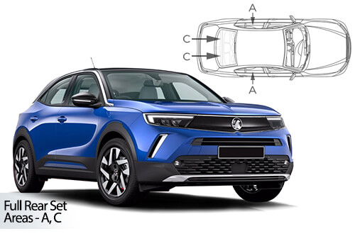 Car Shades - Vauxhall Mokka 5dr 2020> Full Rear Set